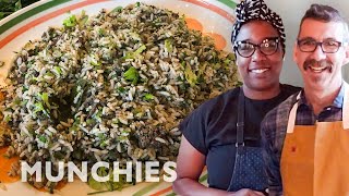 Dirty Rice With Mashama Bailey amp Johno Morisano  Quarantine Cooking [upl. by Lerim]