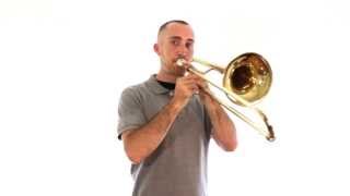 Trombone Lesson 2 First Sounds [upl. by Repohtsirhc]